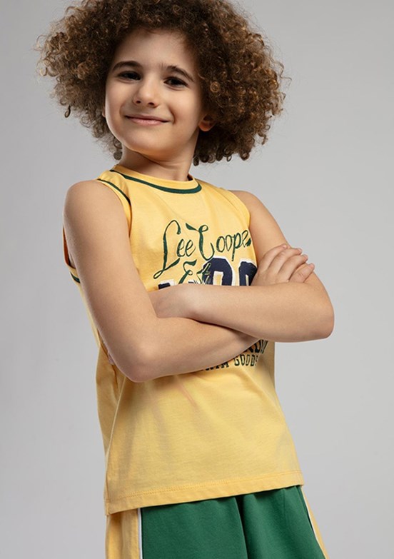 LEE COOPER Sari Erkek Çocuk Atlet T-Shirt