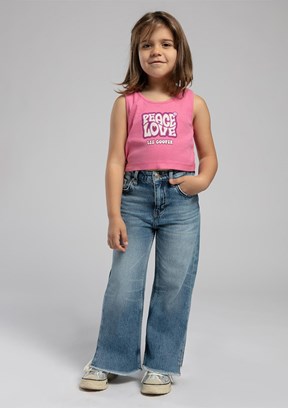 LEE COOPER Pembe Kız Çocuk Atlet T-Shirt