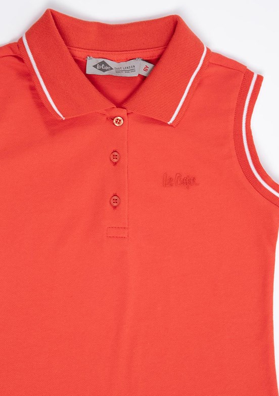 LEE COOPER Kırmızı Kız Çocuk Kısa Kol Elbise