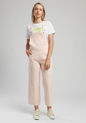 LEE COOPER Flowers Pudra Kadın Dokuma Salopet