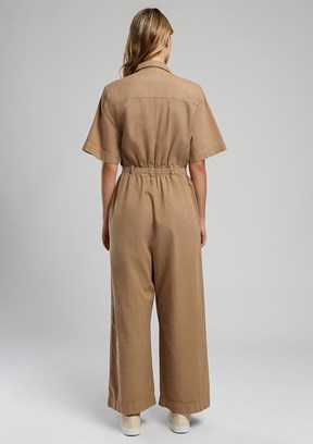 LEE COOPER Alia Camel Kadın Dokuma Tulum