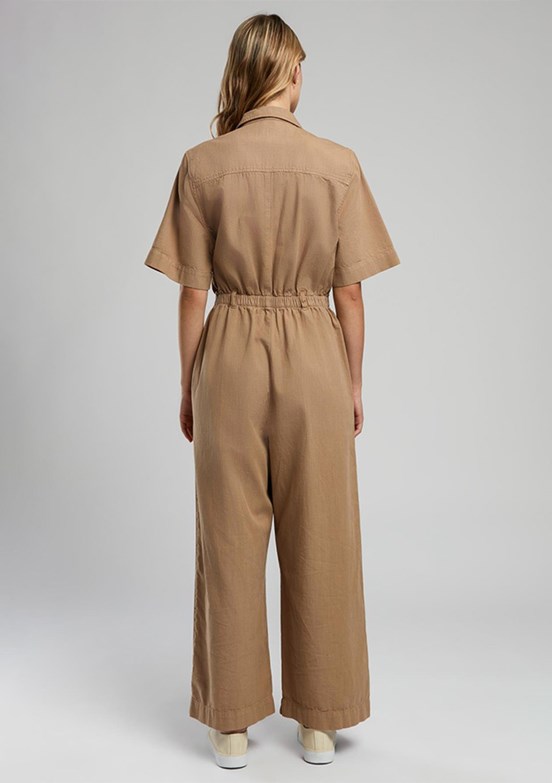 LEE COOPER Alia Camel Kadın Dokuma Tulum