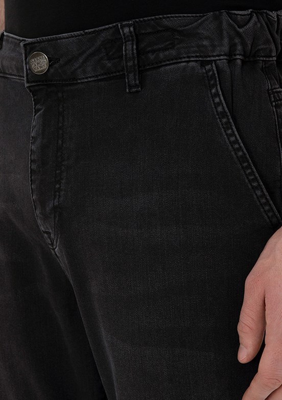 PİERRE CARDİN Gri Erkek Havuç Jean Pantolon