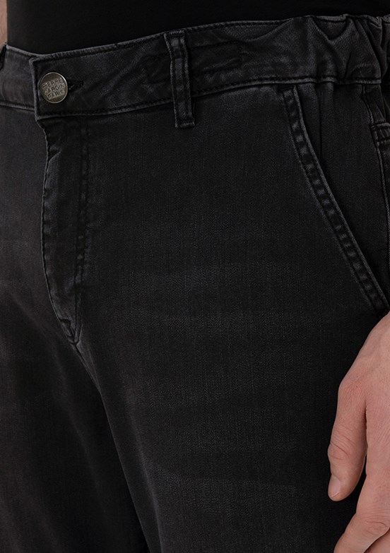 PİERRE CARDİN Gri Erkek Havuç Jean Pantolon