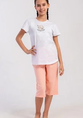 VİENETTA Pembe Kız Çocuk Pijama Şort Takım