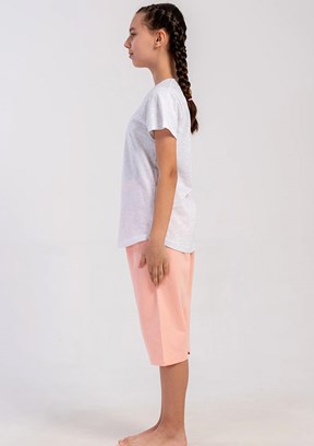 VİENETTA Pembe Kız Çocuk Pijama Şort Takım