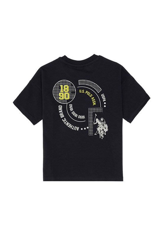 US POLO ASSN Antrasit Erkek Çocuk Şortlu İkili Takım