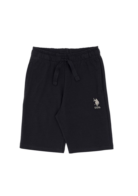 US POLO ASSN Antrasit Erkek Çocuk Şortlu İkili Takım