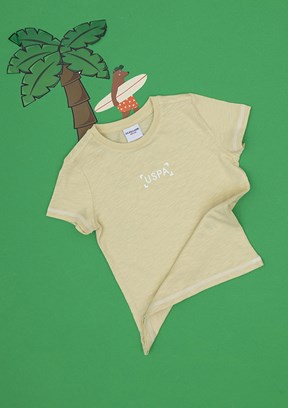 US POLO ASSN Yeşil Erkek Çocuk Regular T-Shirt
