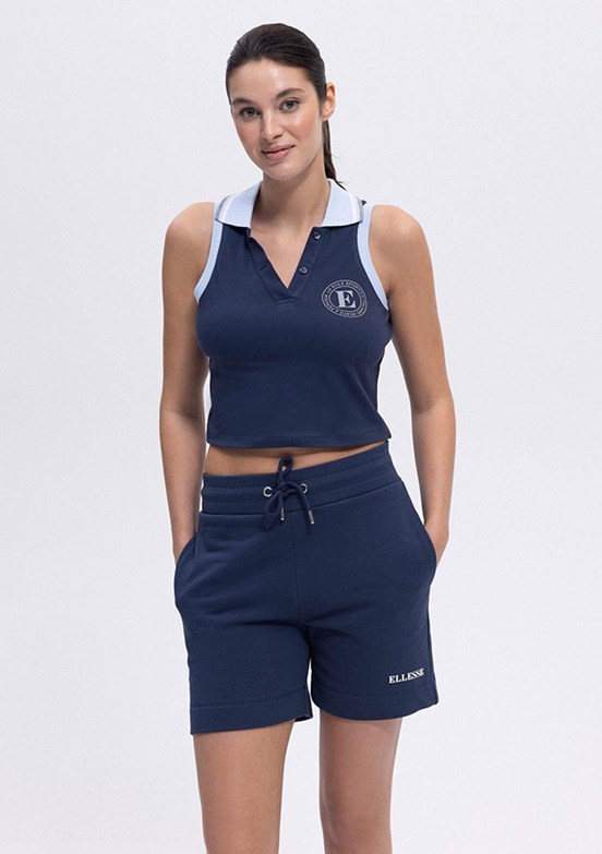 ELLESSE Lacivert Kadın Polo Yaka T-shirt