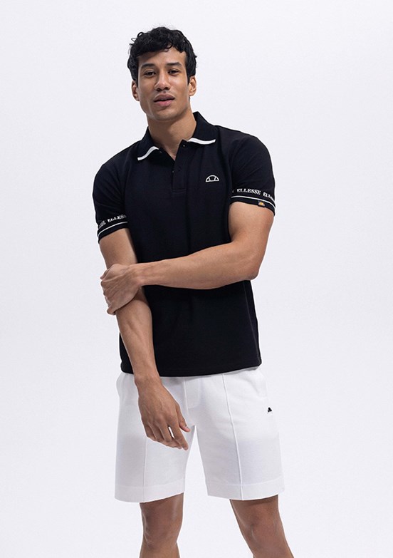 ELLESSE Siyah Erkek Polo Yaka T-shirt