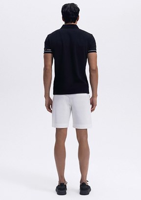 ELLESSE Siyah Erkek Polo Yaka T-shirt