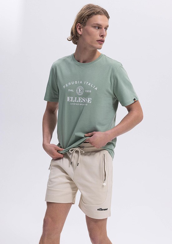 ELLESSE Ekru Erkek Baskılı Şort