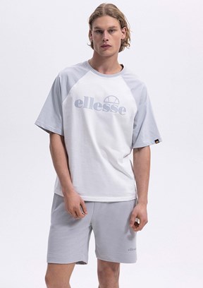 ELLESSE Koyu Gri Erkek Baskılı T-shirt