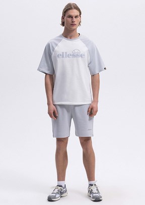 ELLESSE Koyu Gri Erkek Baskılı T-shirt