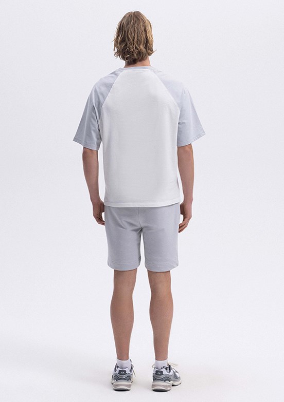 ELLESSE Koyu Gri Erkek Baskılı T-shirt