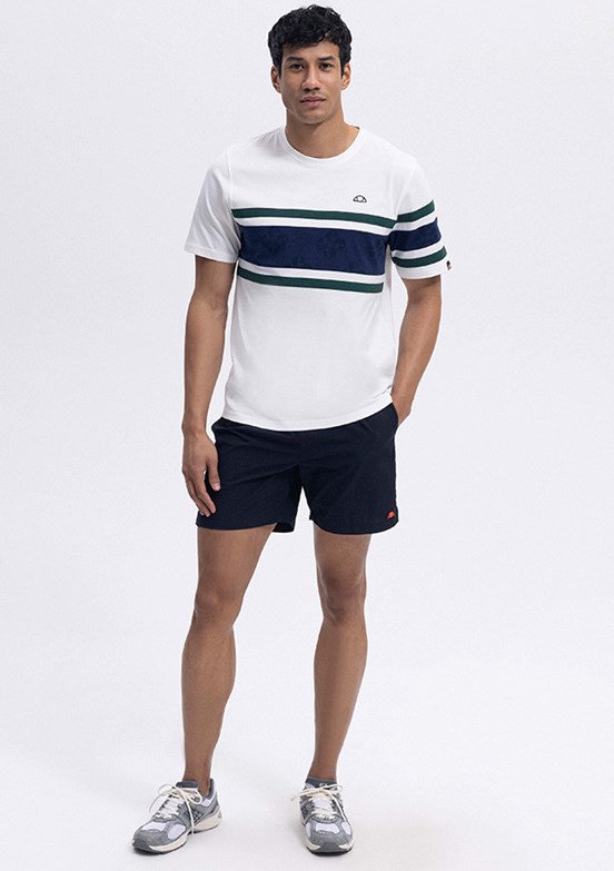 ELLESSE Kırık Beyaz Erkek Baskıl T-shirt