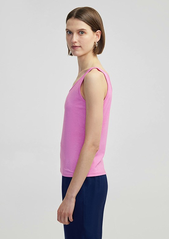İPEKYOL Pembe Kadın Basic T-shirt