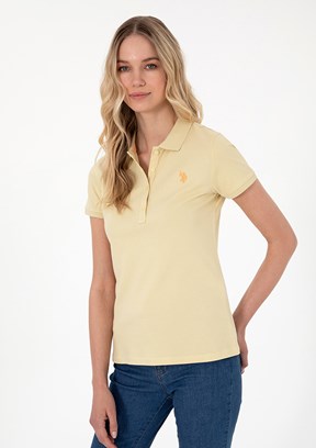 US POLO ASSN Yeşil Kadın Örme T-Shirt