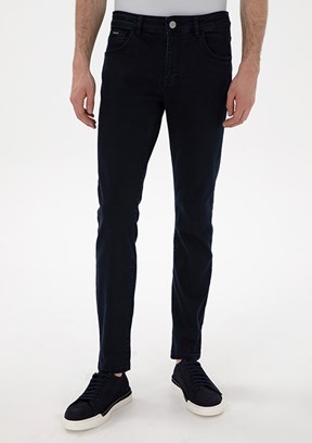 PİERRE CARDİN Lacivert Erkek Normal Bel Jean Pantolon