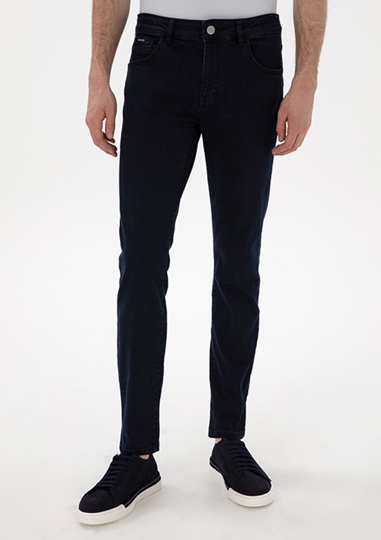 PİERRE CARDİN Lacivert Erkek Normal Bel Jean Pantolon