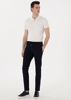 PİERRE CARDİN Lacivert Erkek Dokuma Pantolon