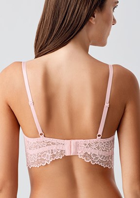 NEW BRA - 3384250000 Kadın Pudra Destekli Dantelli Sütyen