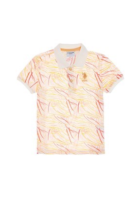 US POLO ASSN Beyaz Erkek Çocuk Basic T-Shirt