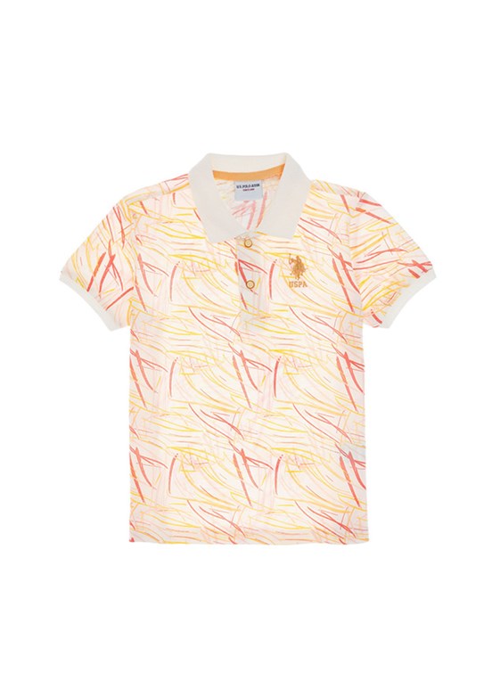 US POLO ASSN Beyaz Erkek Çocuk Basic T-Shirt
