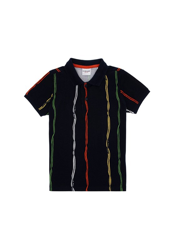 US POLO ASSN Lacivert Erkek Çocuk Örme T-Shirt
