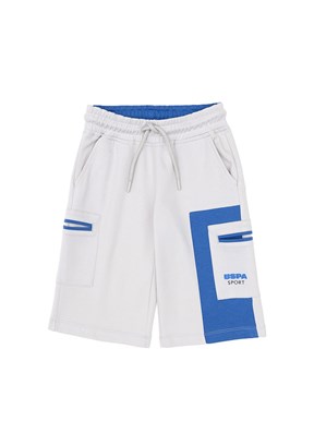 US POLO ASSN Gri Erkek Çocuk Bermuda Şort