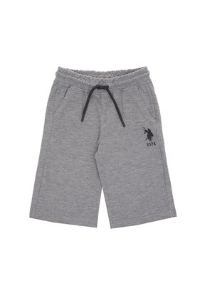US POLO ASSN Gri Erkek Çocuk Kapri Şort