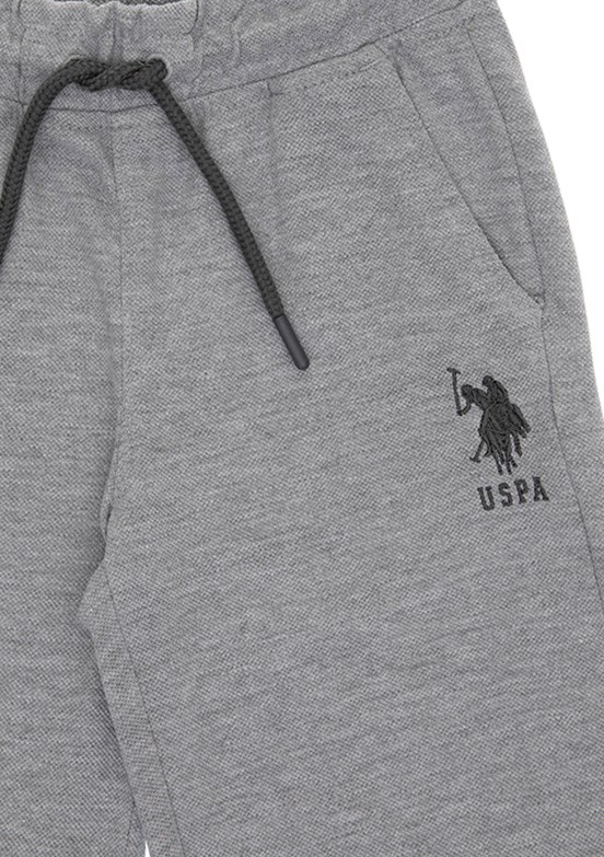 US POLO ASSN Gri Erkek Çocuk Kapri Şort