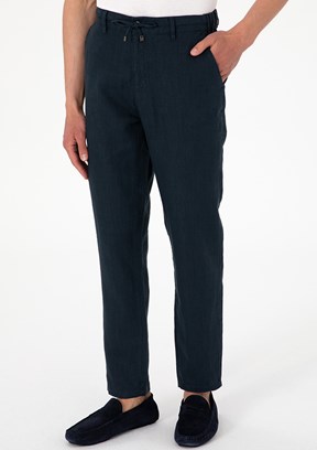 PİERRE CARDİN Lacivert Erkek Normal Bel Pantolon