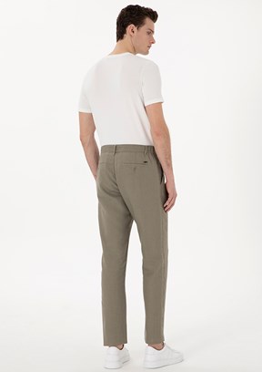 PİERRE CARDİN Yeşil Erkek Normal Bel Pantolon