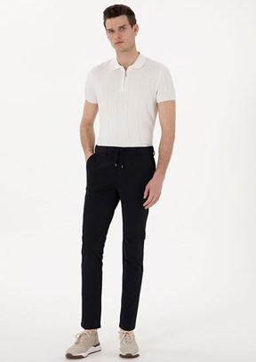 PİERRE CARDİN Siyah Erkek Normal Bel Pantolon