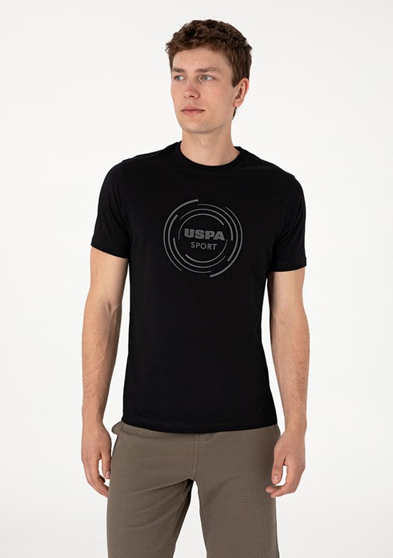 US POLO ASSN Siyah Erkek Basic T-Shirt