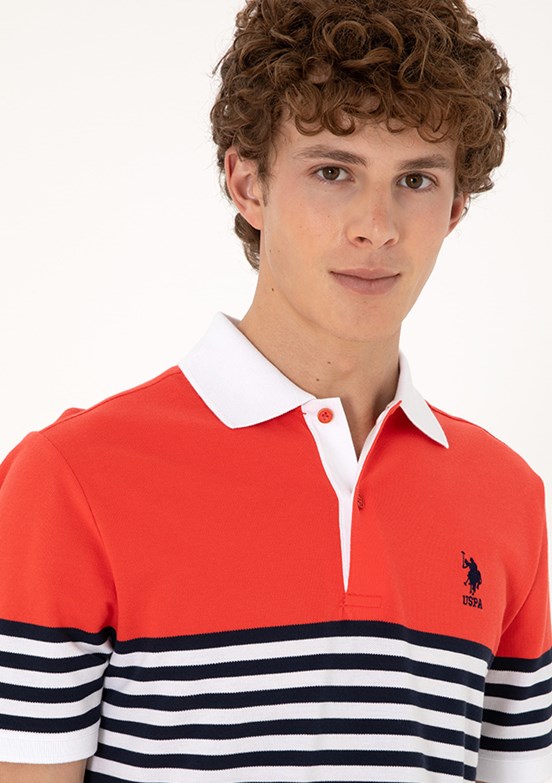 US POLO ASSN Kırmızı Erkek Basic T-Shirt
