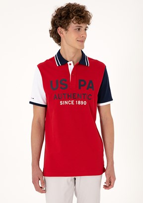 US POLO ASSN Kırmızı Erkek Regular T-Shirt