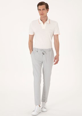 PİERRE CARDİN Erkek Bej Regular Pantolon
