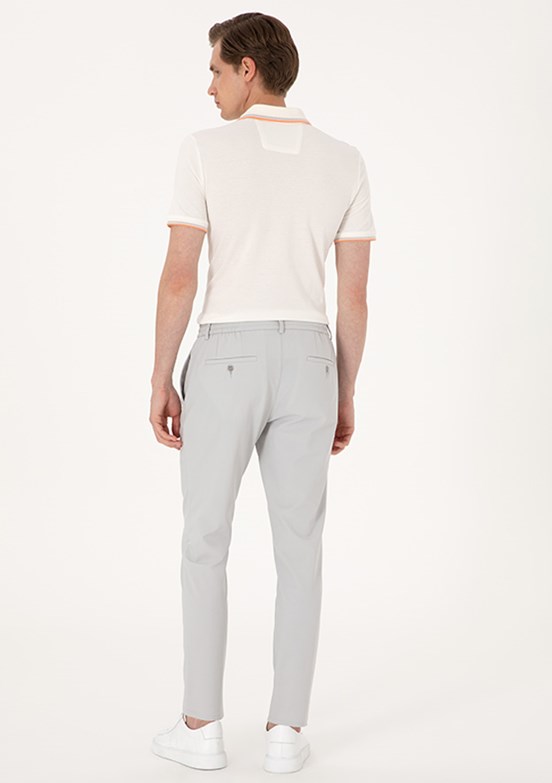 PİERRE CARDİN Erkek Bej Regular Pantolon