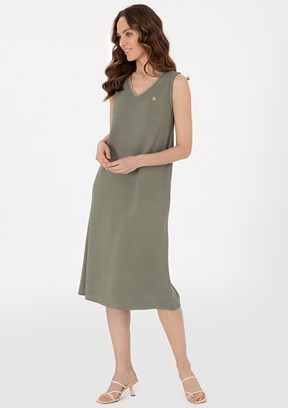 PIERRE CARDIN Yeşil Kadın Örme Elbise