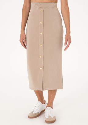 PIERRE CARDIN Bej Kadın Örme Etek