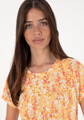US POLO ASSN Turuncu Kadın A-Form Fit T-Shirt