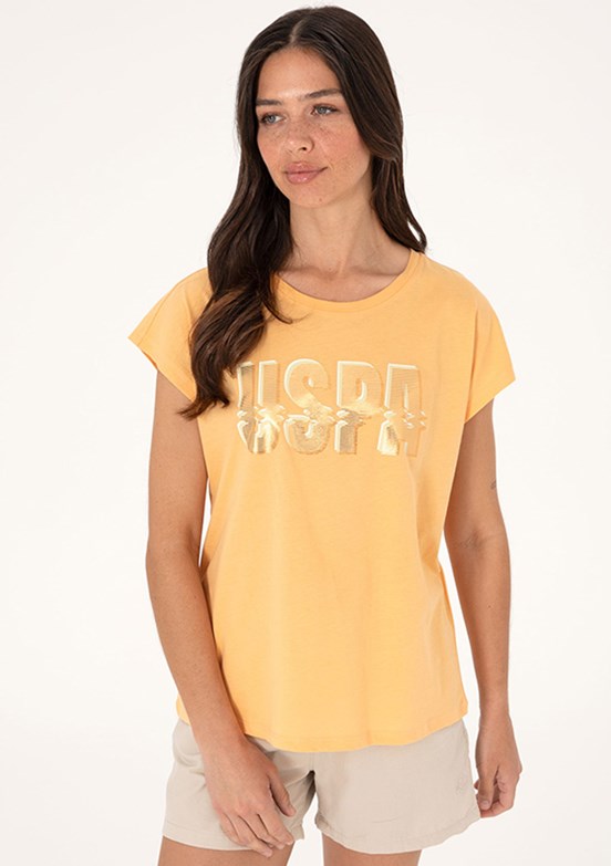 US POLO ASSN Turuncu Kadın Örme T-Shirt
