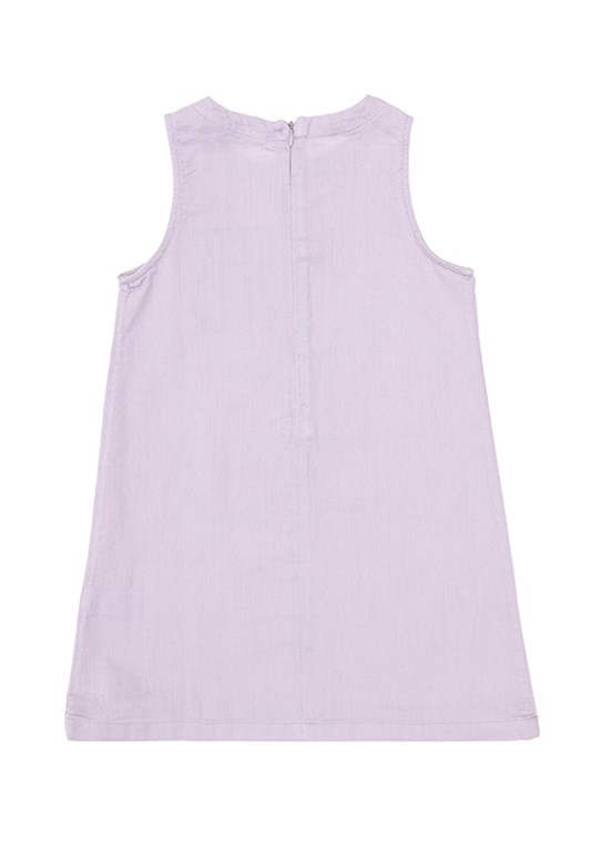 US POLO ASSN Mor Kız Çocuk Culotte Elbise