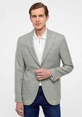 SÜVARİ Yeşil Erkek Slim Ceket