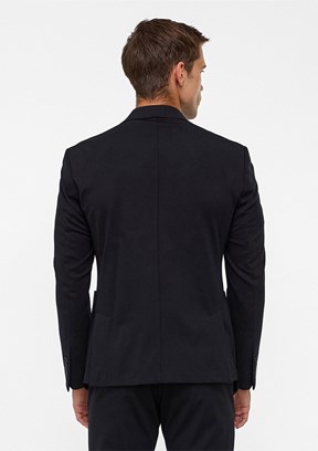 SÜVARİ Siyah Erkek Slim Takım Elbise