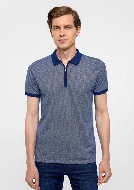SÜVARİ Lacivert Erkek Polo Yaka T-Shirt