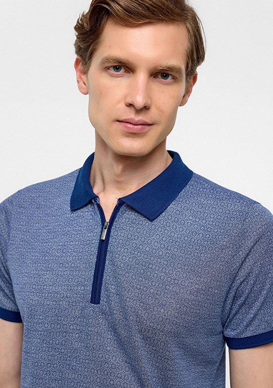 SÜVARİ Lacivert Erkek Polo Yaka T-Shirt